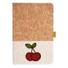 Cork And Heathered Fabric Hardcover Journal 5.5" X 8.25" Thumbnail