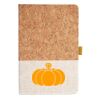 Cork And Heathered Fabric Hardcover Journal 5.5" X 8.25" Thumbnail