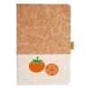 Cork And Heathered Fabric Hardcover Journal 5.5" X 8.25" Thumbnail