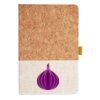 Cork And Heathered Fabric Hardcover Journal 5.5" X 8.25" Thumbnail