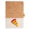 Cork And Heathered Fabric Hardcover Journal 5.5" X 8.25" Thumbnail