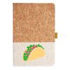 Cork And Heathered Fabric Hardcover Journal 5.5" X 8.25" Thumbnail