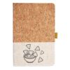 Cork And Heathered Fabric Hardcover Journal 5.5" X 8.25" Thumbnail