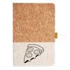 Cork And Heathered Fabric Hardcover Journal 5.5" X 8.25" Thumbnail