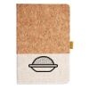 Cork And Heathered Fabric Hardcover Journal 5.5" X 8.25" Thumbnail