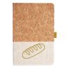 Cork And Heathered Fabric Hardcover Journal 5.5" X 8.25" Thumbnail