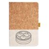 Cork And Heathered Fabric Hardcover Journal 5.5" X 8.25" Thumbnail