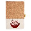 Cork And Heathered Fabric Hardcover Journal 5.5" X 8.25" Thumbnail