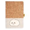 Cork And Heathered Fabric Hardcover Journal 5.5" X 8.25" Thumbnail