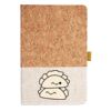 Cork And Heathered Fabric Hardcover Journal 5.5" X 8.25" Thumbnail