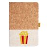 Cork And Heathered Fabric Hardcover Journal 5.5" X 8.25" Thumbnail