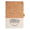 Cork And Heathered Fabric Hardcover Journal 5.5" X 8.25" Thumbnail