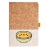 Cork And Heathered Fabric Hardcover Journal 5.5" X 8.25" Thumbnail