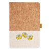 Cork And Heathered Fabric Hardcover Journal 5.5" X 8.25" Thumbnail