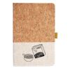 Cork And Heathered Fabric Hardcover Journal 5.5" X 8.25" Thumbnail