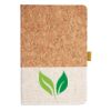 Cork And Heathered Fabric Hardcover Journal 5.5" X 8.25" Thumbnail