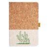 Cork And Heathered Fabric Hardcover Journal 5.5" X 8.25" Thumbnail