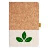 Cork And Heathered Fabric Hardcover Journal 5.5" X 8.25" Thumbnail