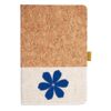 Cork And Heathered Fabric Hardcover Journal 5.5" X 8.25" Thumbnail