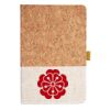 Cork And Heathered Fabric Hardcover Journal 5.5" X 8.25" Thumbnail