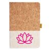 Cork And Heathered Fabric Hardcover Journal 5.5" X 8.25" Thumbnail