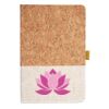 Cork And Heathered Fabric Hardcover Journal 5.5" X 8.25" Thumbnail