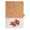 Cork And Heathered Fabric Hardcover Journal 5.5" X 8.25" Thumbnail