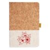 Cork And Heathered Fabric Hardcover Journal 5.5" X 8.25" Thumbnail