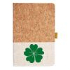 Cork And Heathered Fabric Hardcover Journal 5.5" X 8.25" Thumbnail