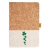 Cork And Heathered Fabric Hardcover Journal 5.5" X 8.25" Thumbnail