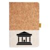 Cork And Heathered Fabric Hardcover Journal 5.5" X 8.25" Thumbnail