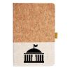 Cork And Heathered Fabric Hardcover Journal 5.5" X 8.25" Thumbnail