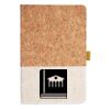 Cork And Heathered Fabric Hardcover Journal 5.5" X 8.25" Thumbnail
