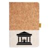 Cork And Heathered Fabric Hardcover Journal 5.5" X 8.25" Thumbnail