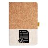 Cork And Heathered Fabric Hardcover Journal 5.5" X 8.25" Thumbnail