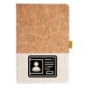 Cork And Heathered Fabric Hardcover Journal 5.5" X 8.25" Thumbnail