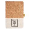 Cork And Heathered Fabric Hardcover Journal 5.5" X 8.25" Thumbnail