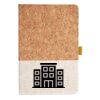 Cork And Heathered Fabric Hardcover Journal 5.5" X 8.25" Thumbnail