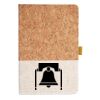 Cork And Heathered Fabric Hardcover Journal 5.5" X 8.25" Thumbnail
