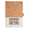 Cork And Heathered Fabric Hardcover Journal 5.5" X 8.25" Thumbnail