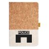Cork And Heathered Fabric Hardcover Journal 5.5" X 8.25" Thumbnail