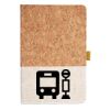 Cork And Heathered Fabric Hardcover Journal 5.5" X 8.25" Thumbnail