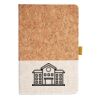 Cork And Heathered Fabric Hardcover Journal 5.5" X 8.25" Thumbnail