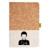 Cork And Heathered Fabric Hardcover Journal 5.5" X 8.25" Thumbnail