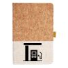 Cork And Heathered Fabric Hardcover Journal 5.5" X 8.25" Thumbnail