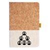 Cork And Heathered Fabric Hardcover Journal 5.5" X 8.25" Thumbnail