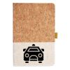Cork And Heathered Fabric Hardcover Journal 5.5" X 8.25" Thumbnail