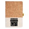 Cork And Heathered Fabric Hardcover Journal 5.5" X 8.25" Thumbnail