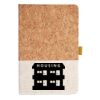 Cork And Heathered Fabric Hardcover Journal 5.5" X 8.25" Thumbnail