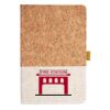 Cork And Heathered Fabric Hardcover Journal 5.5" X 8.25" Thumbnail